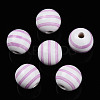Easter Theme Printed Wood Beads WOOD-T032-22K-1