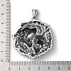 Ion Plating(IP) Viking 304 Stainless Steel Pendants STAS-D014-05AG-3