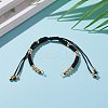 Adjustable Polyester Braided Cord Bracelet Making AJEW-JB00892-01-4