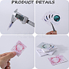 8 Bags 4 Styles Multi-Color Paper Wax Seal Stamp Illustrated Card for Wax Seal Coin AJEW-CP0007-63-6