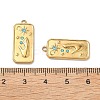 304 Stainless Steel Rhinestone Pendants STAS-L308-02B-G-3