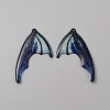 Translucent Resin Glitter Powder Pendants X1-RESI-TAC0018-18D-1