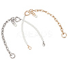 2Pcs 2 Colors ABS Imitation Pearl Bag Chain FIND-WR0004-49-1