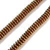 Electroplated Synthetic Non-magnetic Hematite Beads Strands G-P545-A01-01H-1