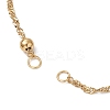 304 Stainless Steel Singapore Chain Bracelets Making AJEW-JB01307-01-2