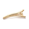 Alloy Alligator Hair Clips AJEW-A061-01C-G-3