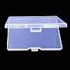 Transparent Plastic Storage Box CON-WH0070-13A-3
