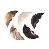 Natural Black Lip Shell Carved Pendants SSHEL-N041-06-1