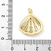 Brass Micro Pave Cubic Zirconia Pendants KK-S510-40G-02-3