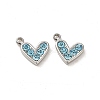 304 Stainless Steel Pendants STAS-L025-005P-02-1