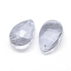 Faceted Glass Pendants GLAA-F069-L-A01-2