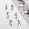 Tarnish Resistant 304 Stainless Steel Clip-On Earrings Findings STAS-Q185-01-5