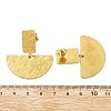 304 Stainless Steel Dangle Stud Earrings for Women EJEW-K268-12B-G-5