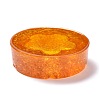 Resin with Natural Citrine Chip Stones Ashtray DJEW-F015-05H-3