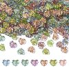 250Pcs 5 Colors Plating Transparent Acrylic Beads OACR-YW0002-19-1