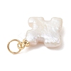 Natural Baroque Keshi Pearl Pendants PALLOY-JF04919-02-5