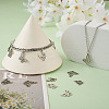 36Pcs 6 Style 201 Stainless Steel Pendants STAS-PJ0001-29-6