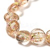 Handmade Dichroic Foil Glass Beads Strands DICH-U001-11E-3