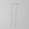 304 Stainless Steel Stud Earring Findings STAS-WH0001-18D-P-1