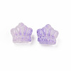 Two Tone Transparent Spray Painted Glass Beads GLAA-Q092-02-C01-2