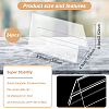 Acrylic Table Number Sign Tent Holder DIY-WH0430-644-2