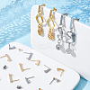 40Pcs 4 Style 304 Stainless Steel Stud Earring Findings DIY-SC0019-17-4