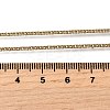 1.5MM 304 Stainless Steel Wheat Chain Necklaces for Men STAS-V011-03B-G-5