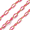 304 Stainless Steel Enamel Cable Chains CHS-R020-02G-07-1