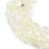 Watermelon Stone Glass Beads Strands G-L621-B04-6mm-4
