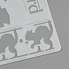 Large Plastic Reusable Drawing Painting Stencils Templates DIY-F053-25A-3