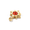 Star 304 Stainless Steel Rhinestone Charms STAS-L283-31G-3