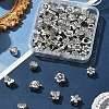 60Pcs 10 Style Tibetan Style Alloy European Beads TIBEB-FS0001-06-7