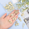 18Pcs 9 Style Rack Plating Alloy Pendants FIND-CA0007-41-3