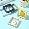 5Pcs Square Transparent PE Thin Film Suspension Jewelry Display Box CON-FS0001-19D-8