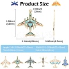 24Pcs 6 Styles Alloy Enamel Pendants ENAM-CJ0007-45-2