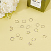 DIY 304 Stainless Steel Geometry Dangle Earrings Making Kit DIY-DR0001-37-4