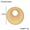 304 Stainless Steel Charms STAS-OY009-62G-2