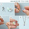 Anti-Tarnish Rhodium Plated 925 Sterling Silver Micro Pave Cubic Zirconia Pendant Bails X-STER-P034-43P-2