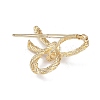 Bowknot Alloy Hair Barrettes AJEW-A056-03B-G-3