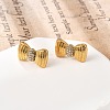 304 Stainless Steel Micro Pave Clear Cubic Zirconia Stud Earrings EJEW-I318-01G-02-2
