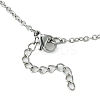 Tarnish Resistant 304 Stainless Steel Cable Chains Macrame Pouch Empty Stone Holder for Pendant Necklaces Making NJEW-TA00086-01-4