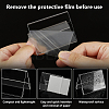 V-Shaped Transparent Acrylic Slant Back Sign Holder ODIS-WH0030-146-4