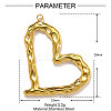304 Stainless Steel Pendants STAS-OY001-26G-2