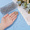 200Pcs 304 Stainless Steel Earring Hooks STAS-UN0058-49-5