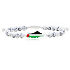 Palestine Map 304 Stainless Steel Enamel Link Bracelets FS-WGEA228-13-1