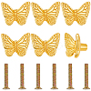 Butterfly Zinc Alloy Drawer Pull Handles FIND-WH20007-71G-1