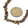 Natural Tiger Eye Chip Beaded Necklace NJEW-JN04615-08-2