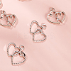 50Pcs 2 Styles Tibetan Style Alloy Pendants FIND-FP0001-21-1