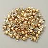 Brass Clear Cubic Zirconia Connector Charms RB-WH0005-002C-KCG-2