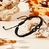 1Pc Adjustable Nylon Cord Braided Bracelets for Women Men BJEW-LP0001-31A-Y-3